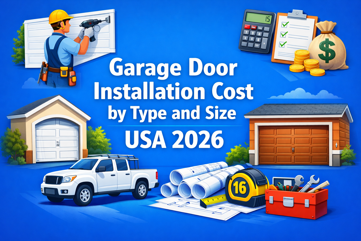 Garage Door Installation Cost by Type and Size 2026 | DoorFixPro